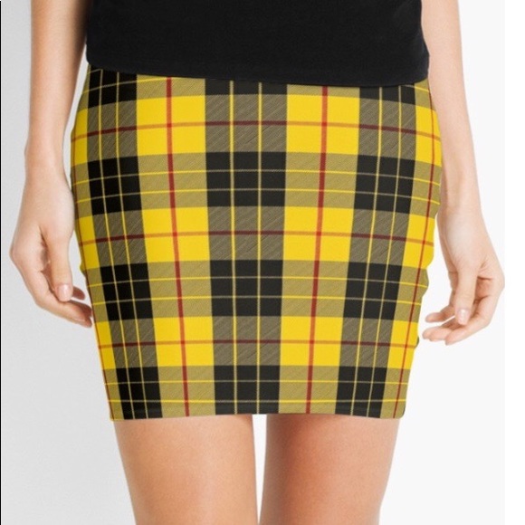 Vintage McLeod Plaid checkered Skirt 8 - Picture 2 of 7